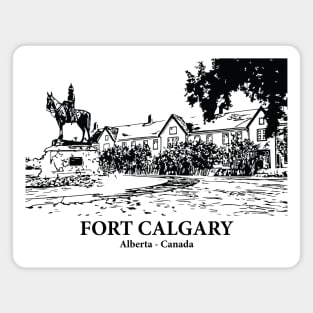 Fort Calgary - Alberta Magnet